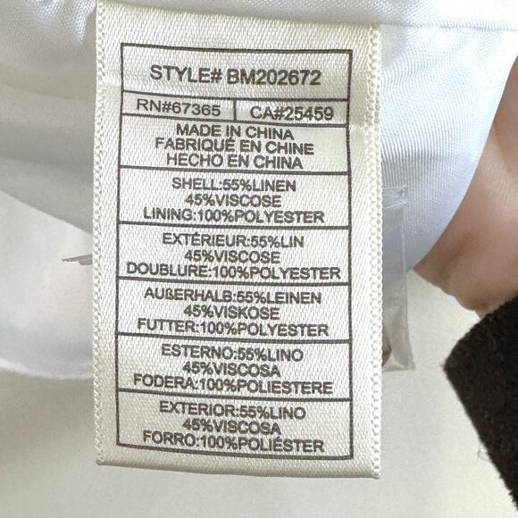 Steve Madden White Linen Blend Blazer Jacket - NWOT - Picture 11 of 11